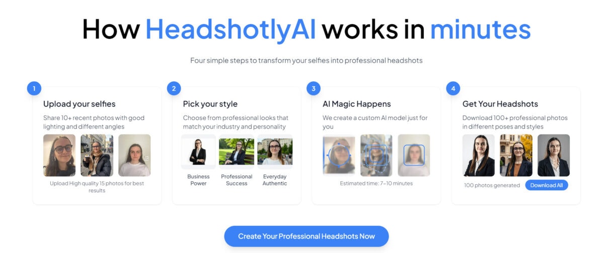 Headshotly.ai Lifetime Deal Image 2