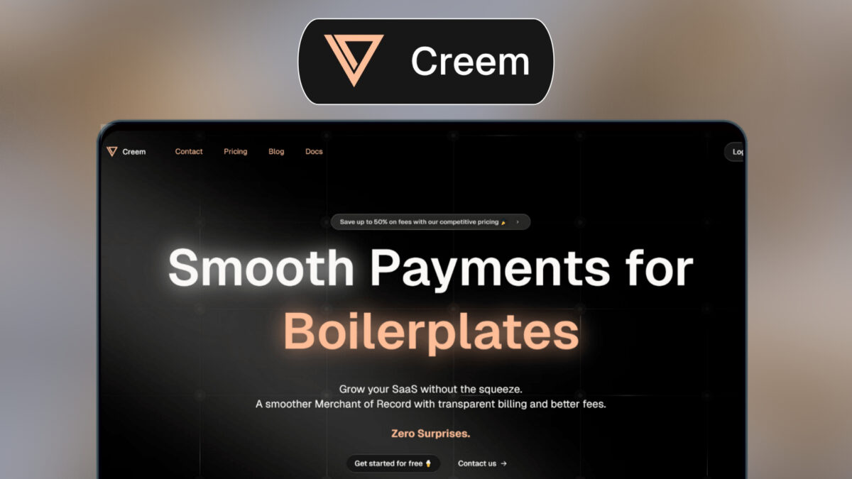 Creem lifetime deal image