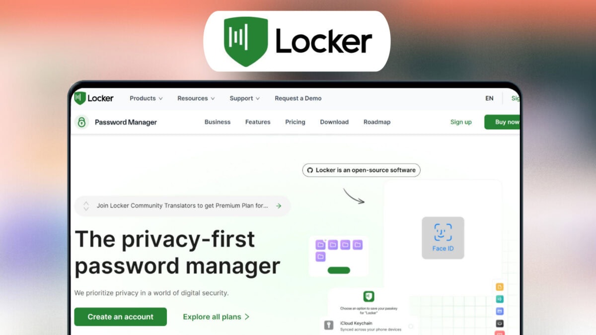 Locker password manager lifetime deal image