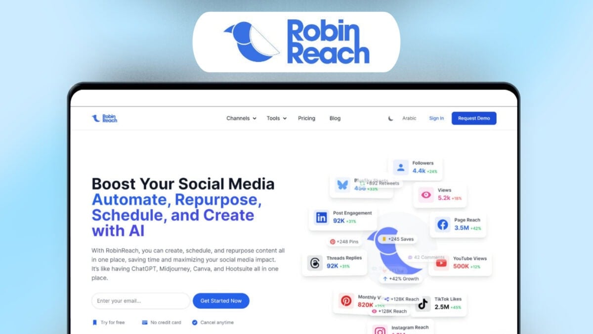 Robinreach Lifetime Deal Image