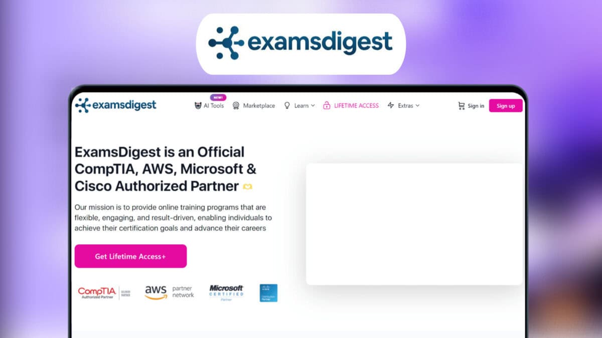 Examsdigest lifetime deal image