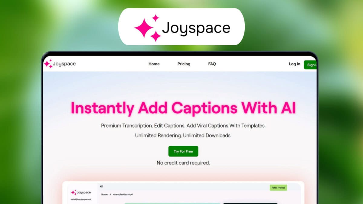 Joyspace ai lifetime deal image