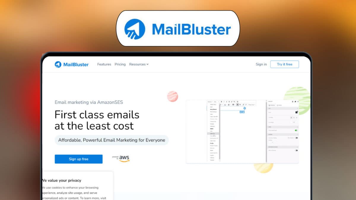 Mailbluster lifetime deal image