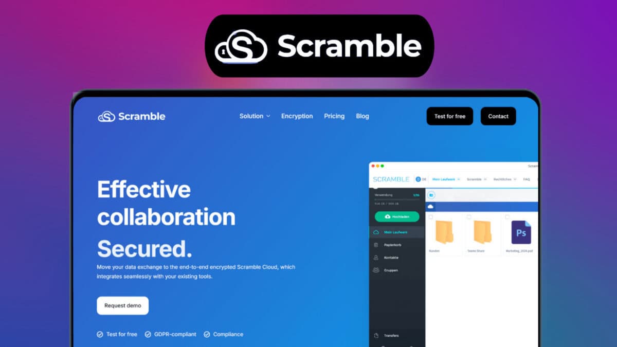 Scramble cloud lifetime deal image