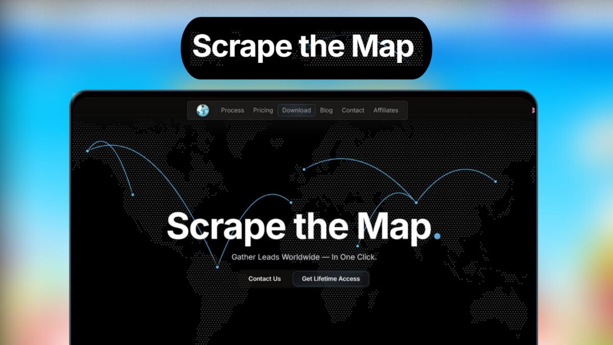 Scrape the map lifetime deal image