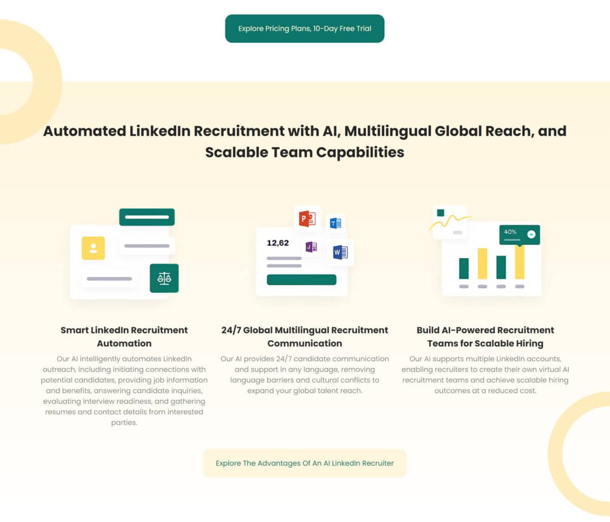 Strategybrain’s ai recruiter lifetime deal image 3