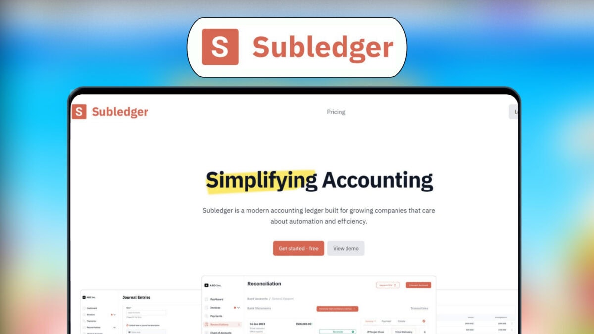 Subledger annual deal image