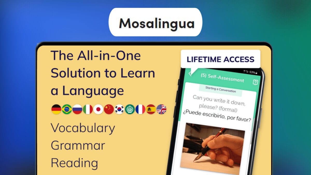 Mosalingua lifetime deal image