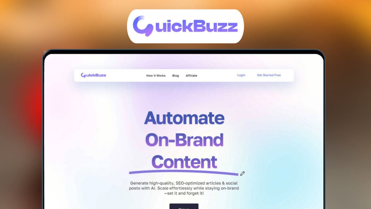 Quickbuzz lifetime deal image