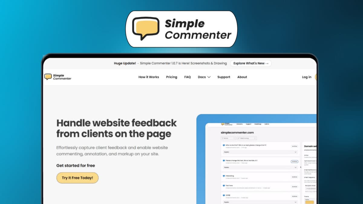 Simple commenter lifetime deal image