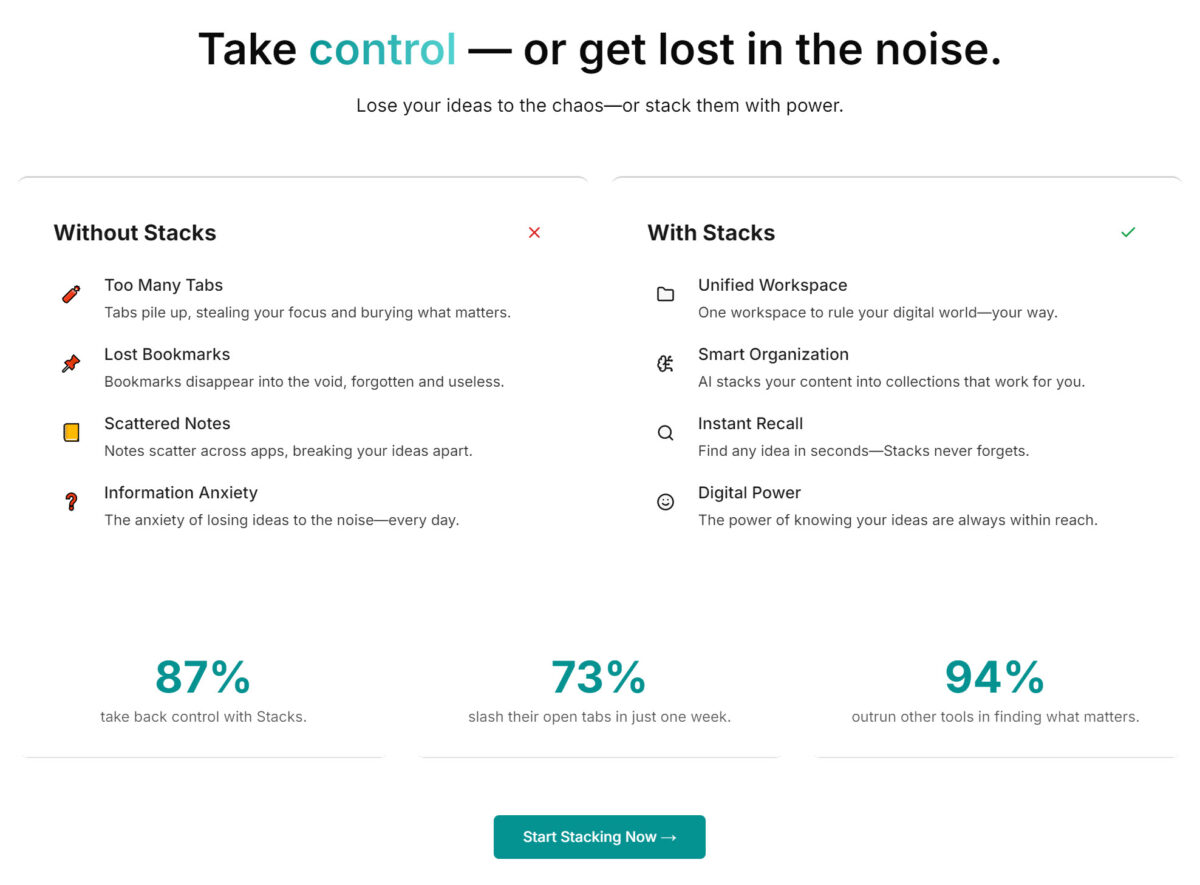 Stacks lifetime deal image 1