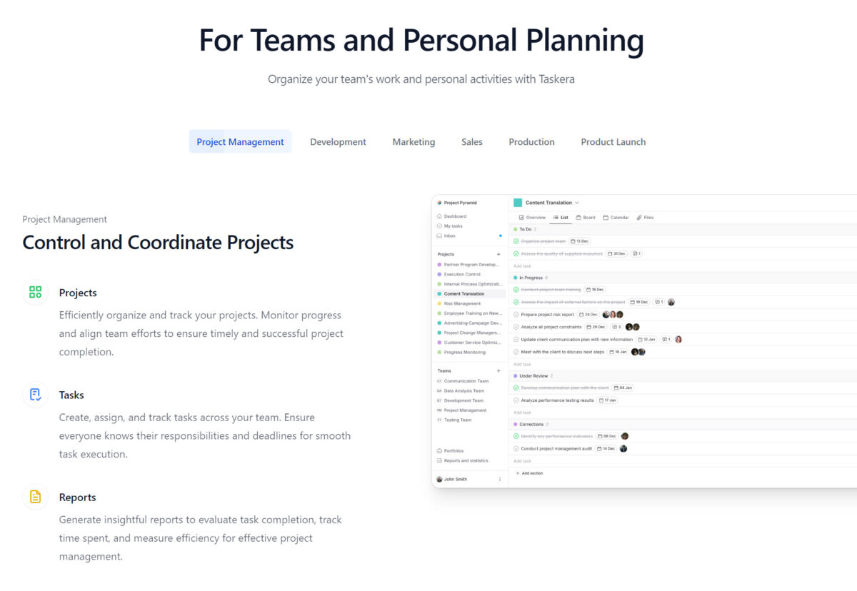 Taskera lifetime deal image 1