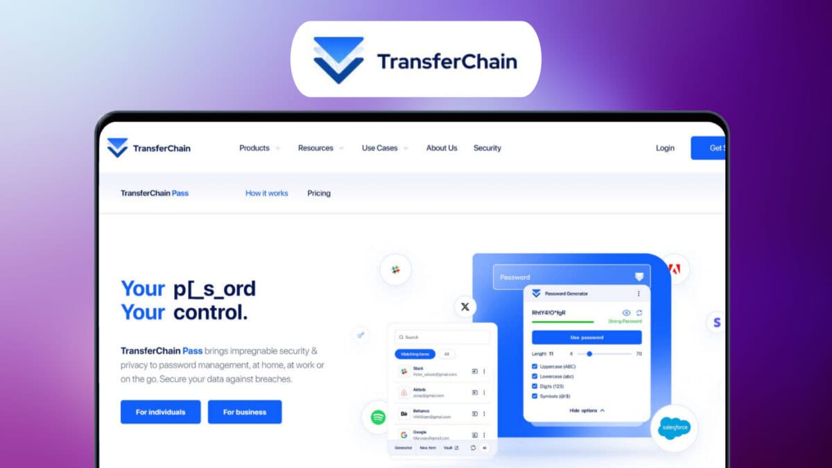 Transferchain pass lifetime deal image