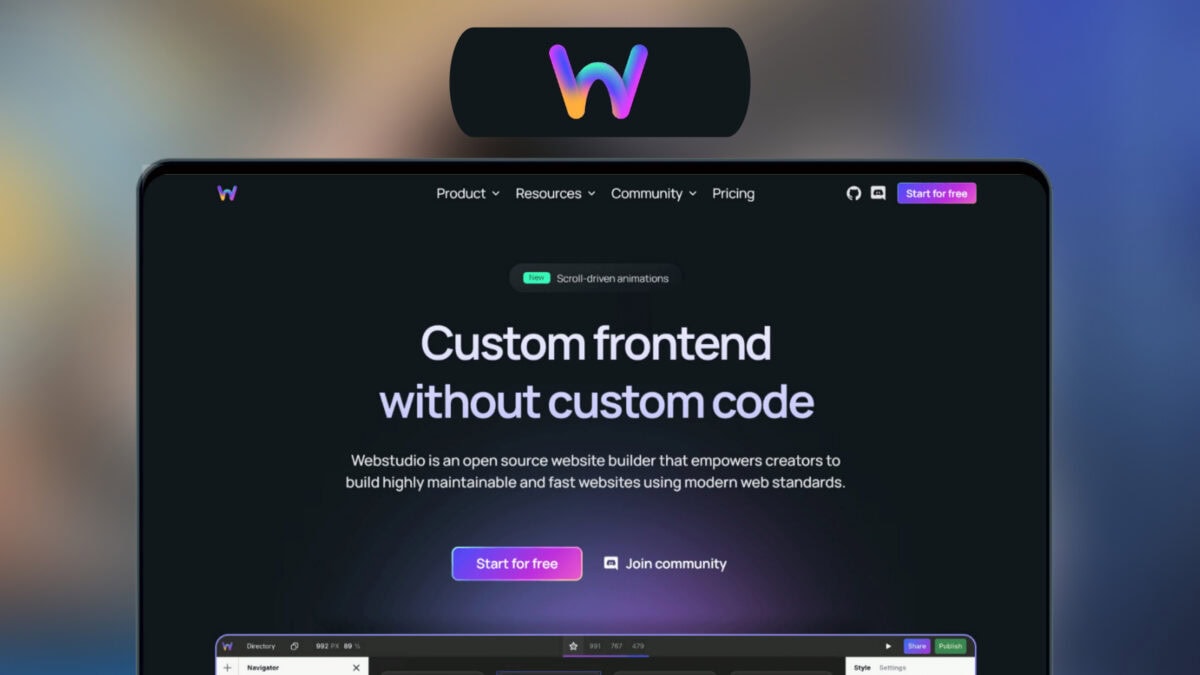 Webstudio lifetime deal image