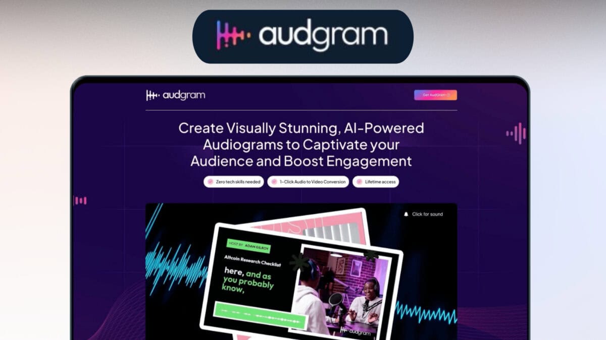 Audgram lifetime deal image