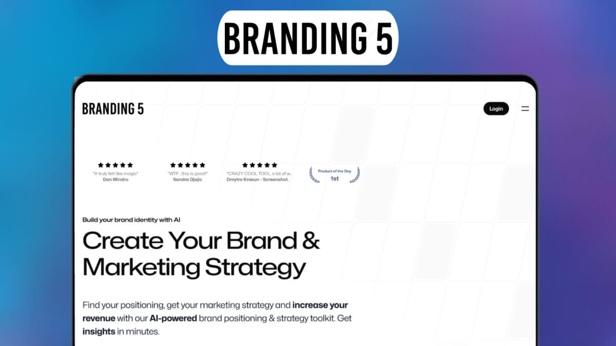 Branding5 Lifetime Deal | Craft Your Perfect Marketing Strategy
