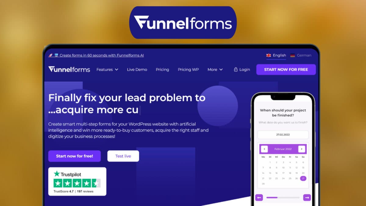 Funnelforms lifetime deal image