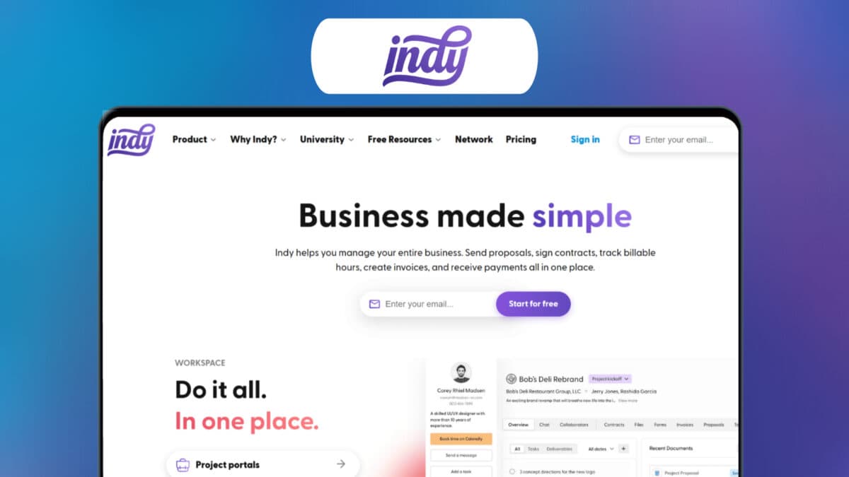 Indy lifetime deal image