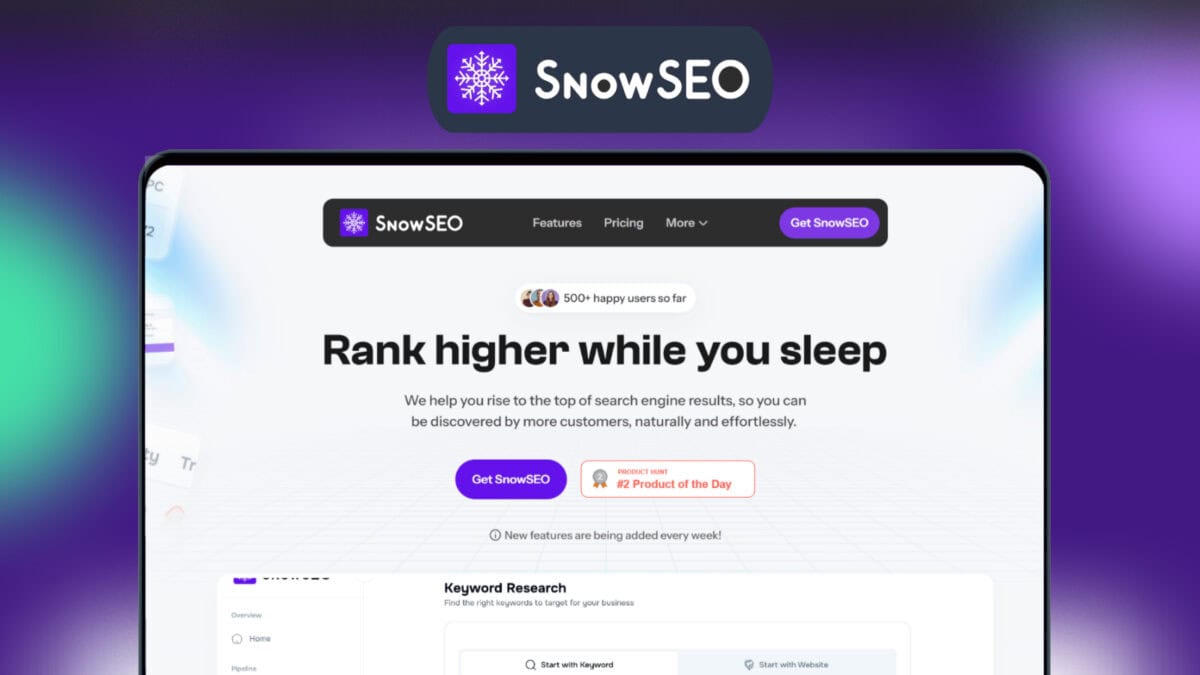 Snowseo lifetime deal image