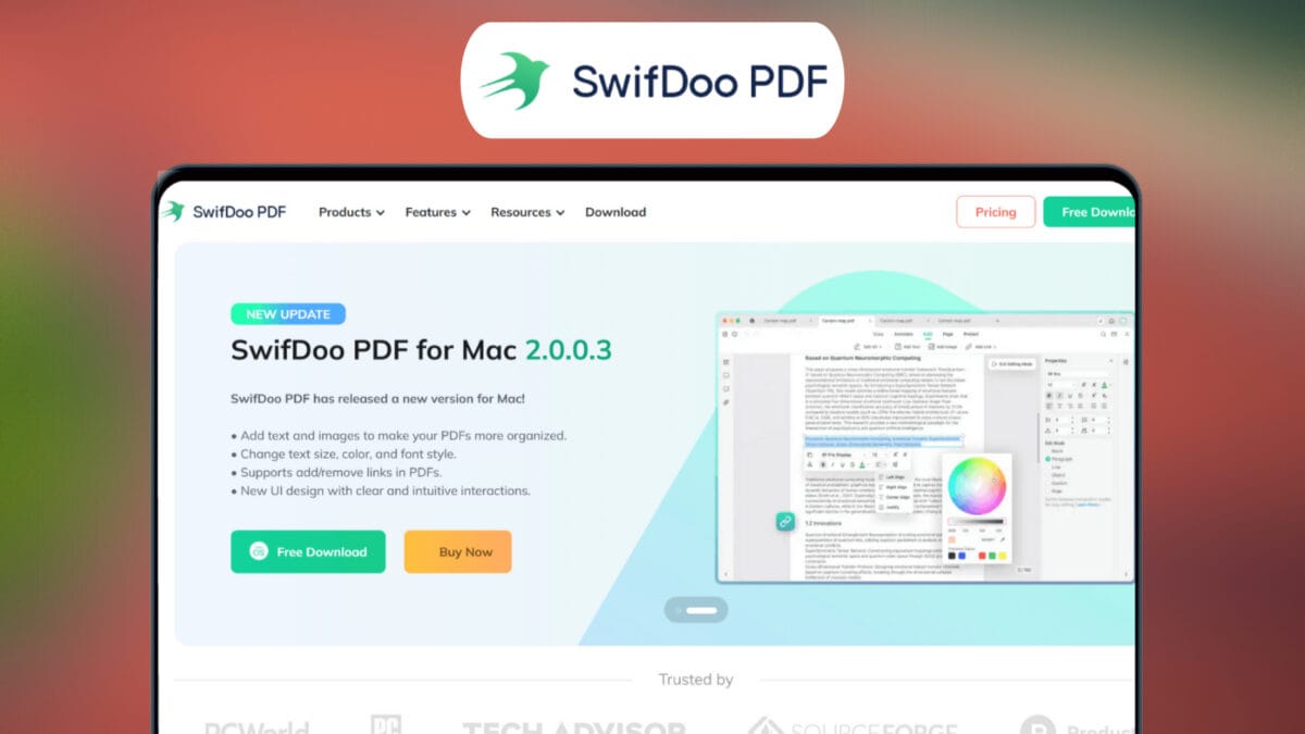 Swiftdoo pdf lifetime deal image