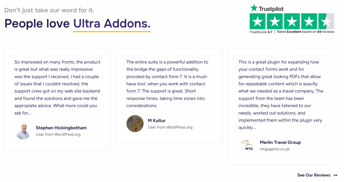 Ultra addons lifetime deal image 2