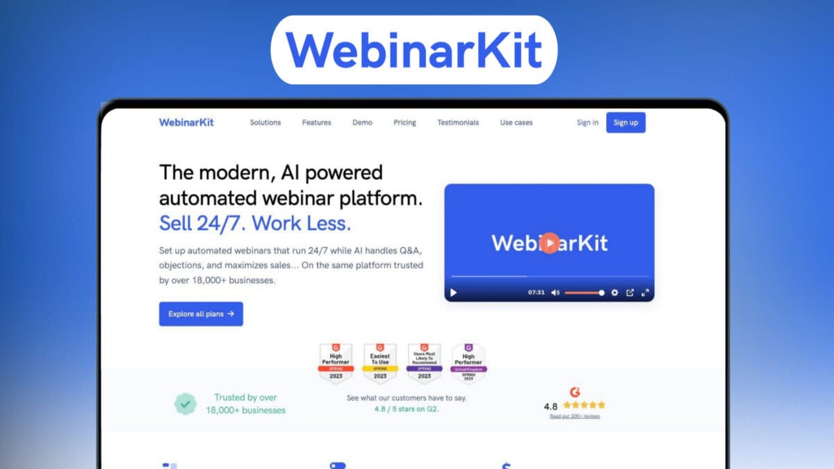 Webinarkit lifetime deal featured image
