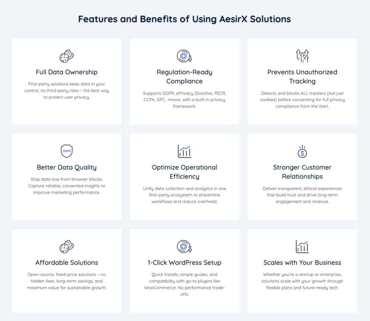 Aesirx features main