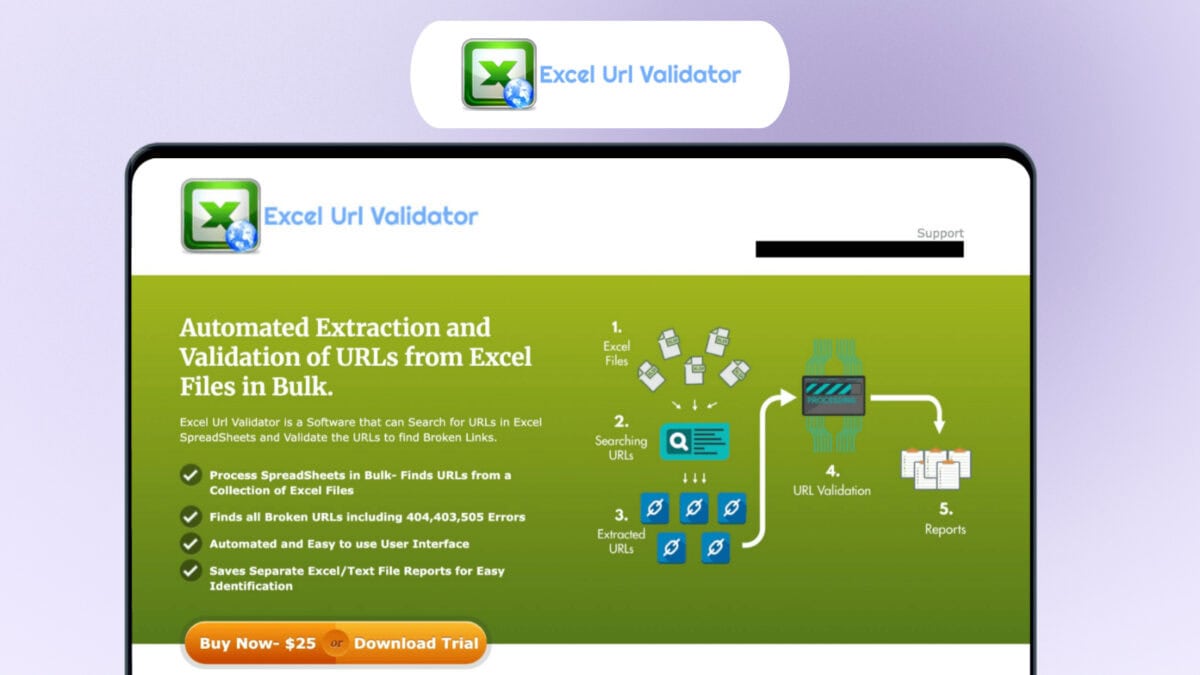 Excel url validator lifetime deal featured image