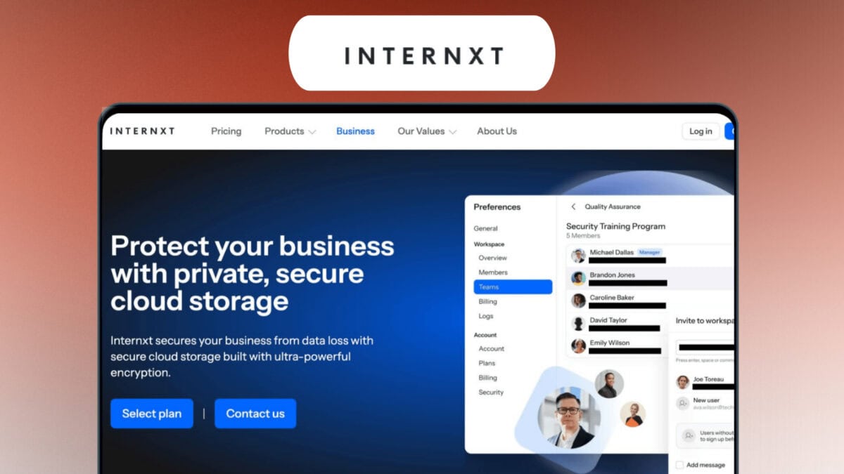 Internxt lifetime deal featured image