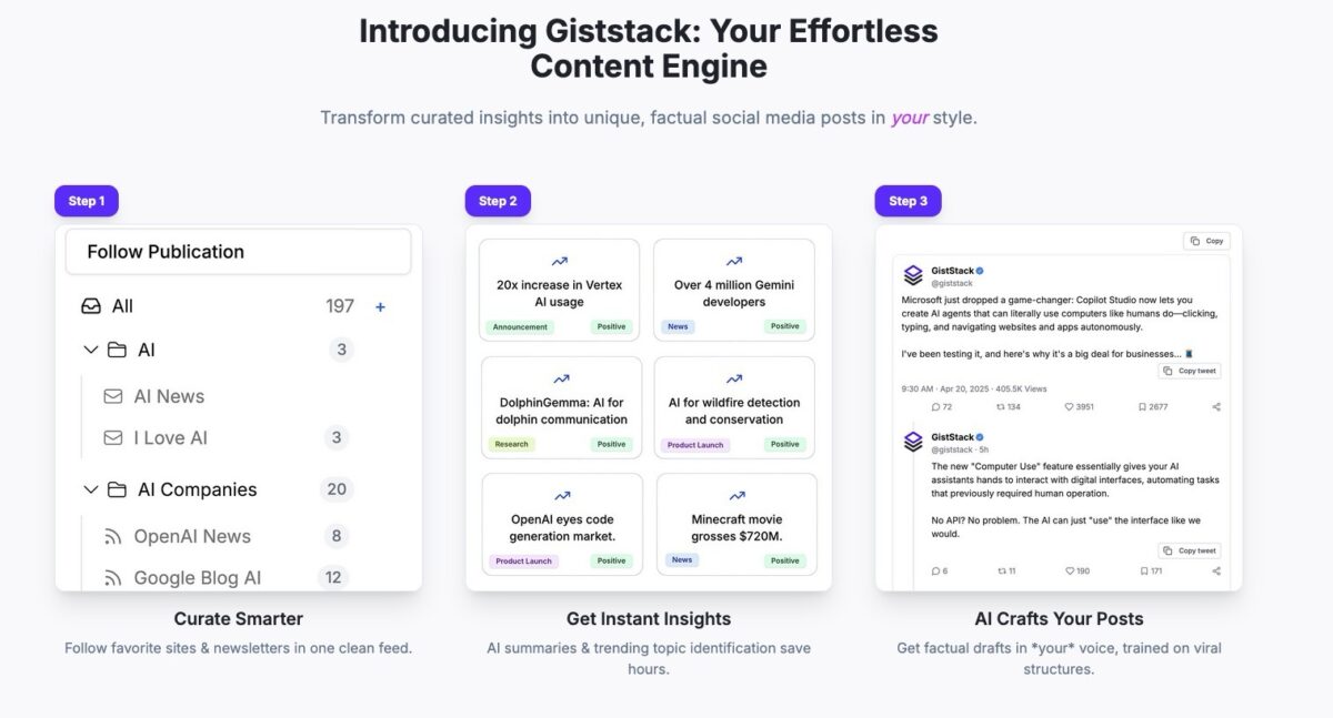 Introducing giststack