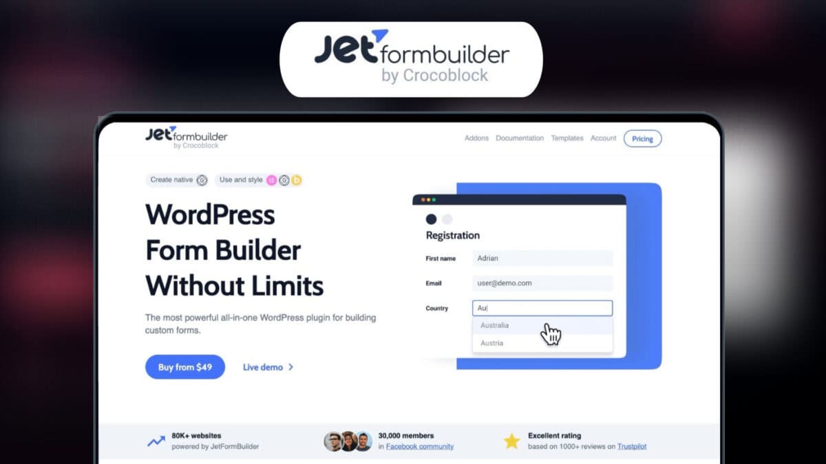 Jetformbuilder by crocoblocks