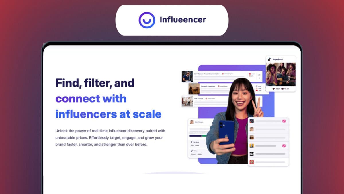 Influeencer Lifetime Deal | Real-Time Influencer Discovery
