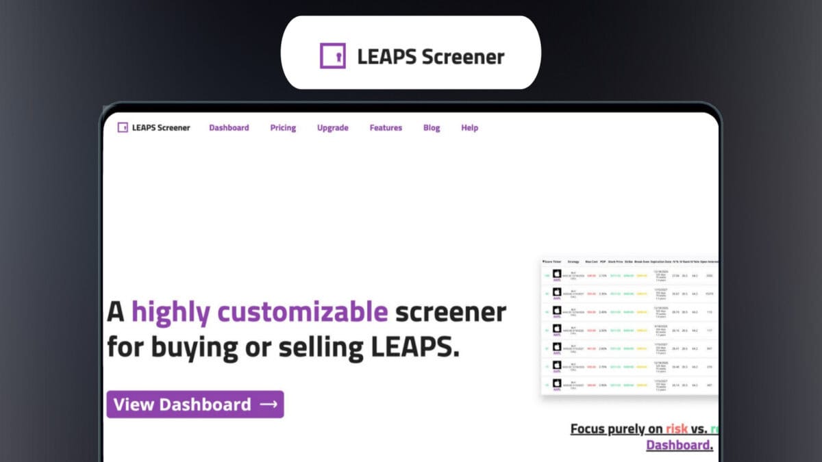 Leaps screener lifetime deal featured image