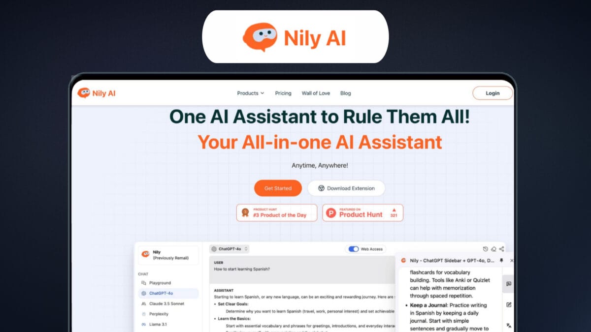 Nily ai lifetime deal featured image