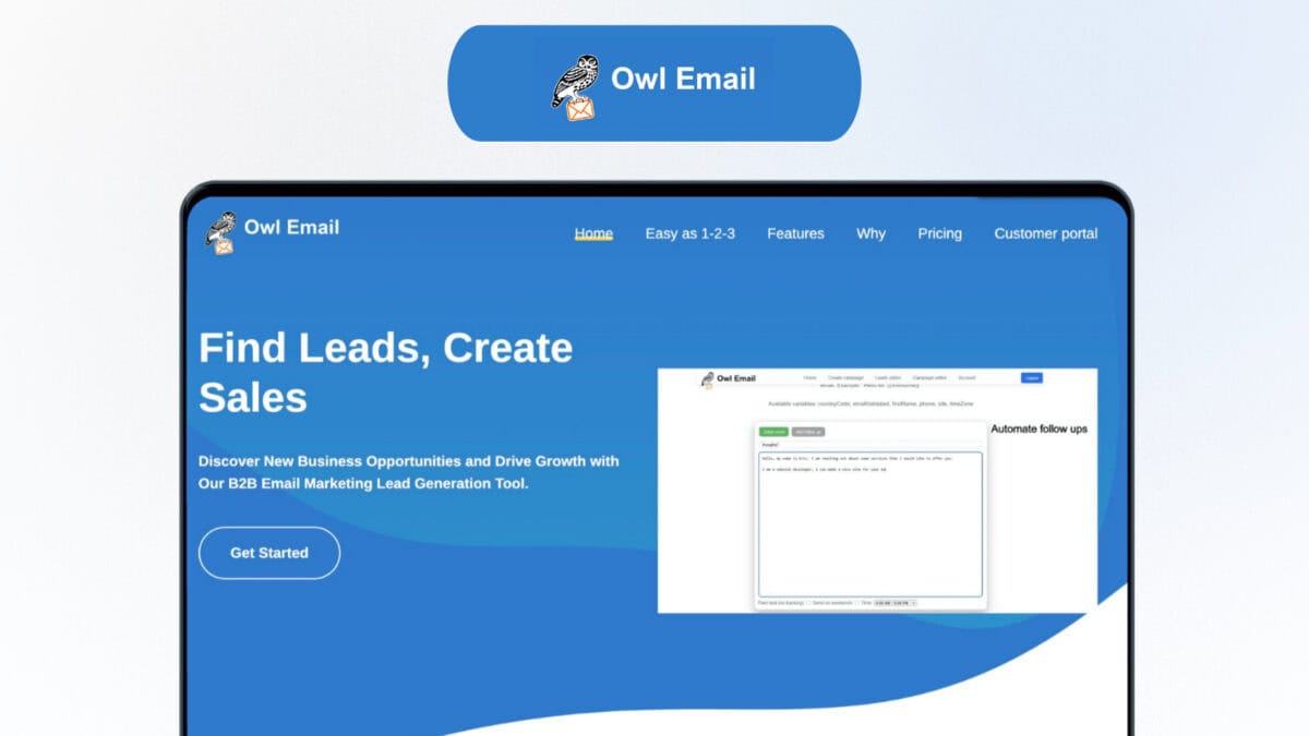 Owl email lifetime deal featured image