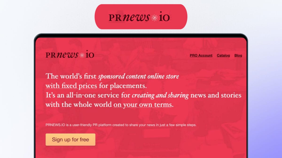 Prnews.io lifetime deal featured image
