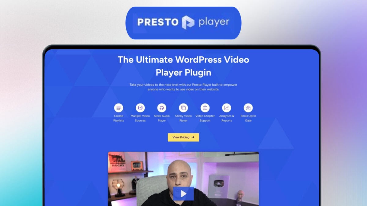 Presto player lifetime plan image