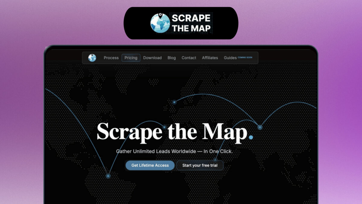 Scrapethemap lifetime deal featured image