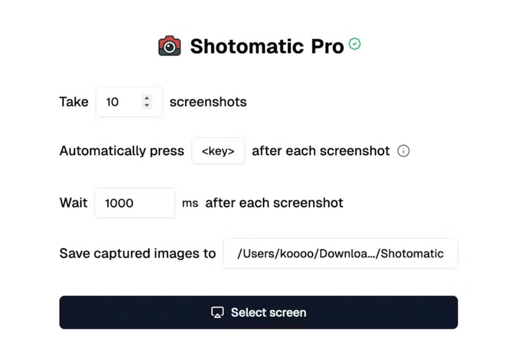 Shotomatic pro