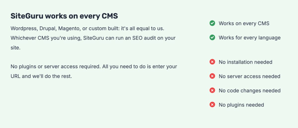 Siteguru features part 2