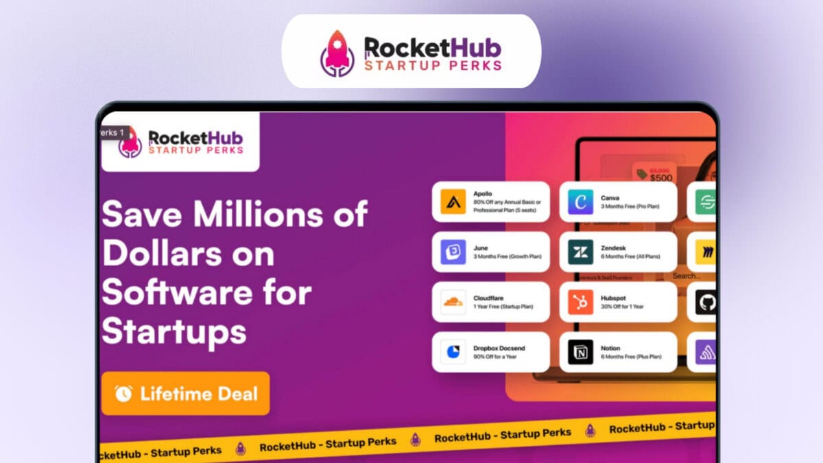 Startup perks lifetime deal featured image