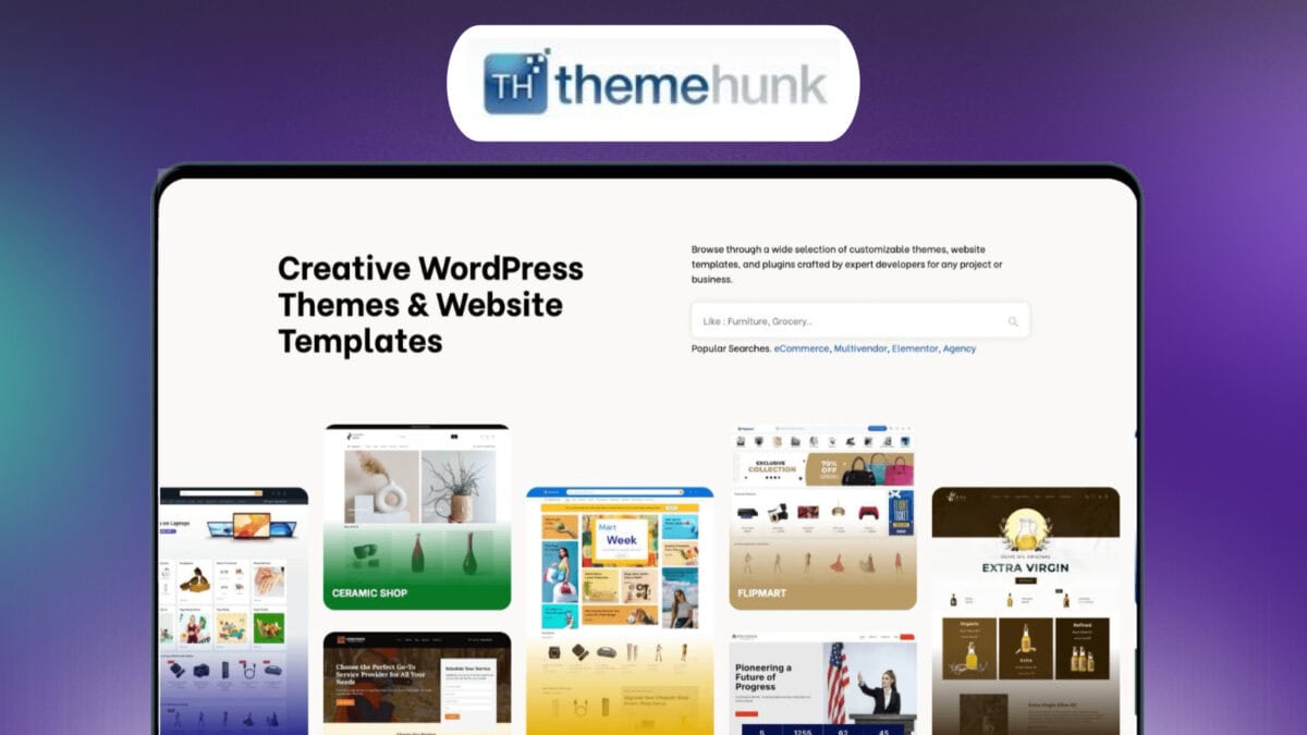 Themehunk lifetime deal image