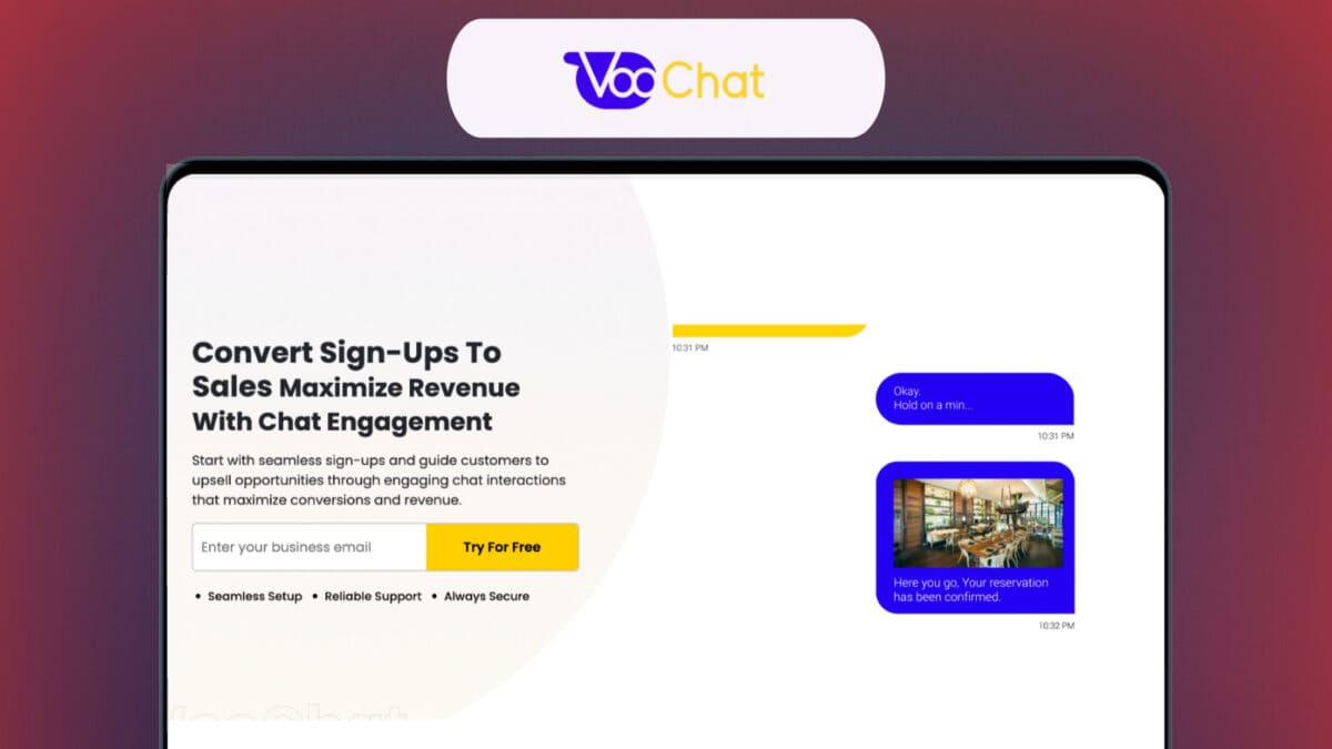 Voochat lifetime deal featured iamge