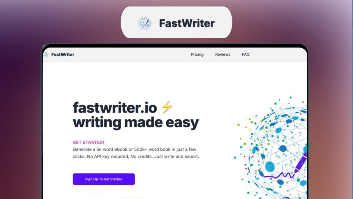 FastWriter Lifetime Deal | AI-Powered Ebook Creator