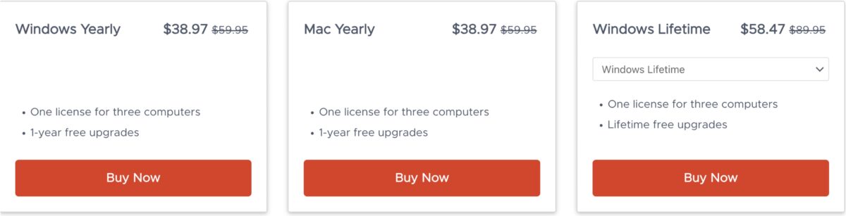 Ease us mobicover lifetime deal pricing plans