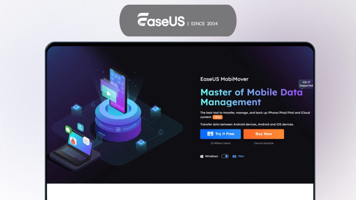 Easeus mobimover lifetime deal featured image