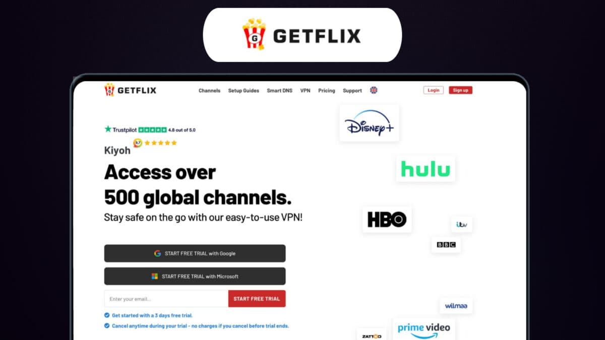Getflix lifetime deal featured image