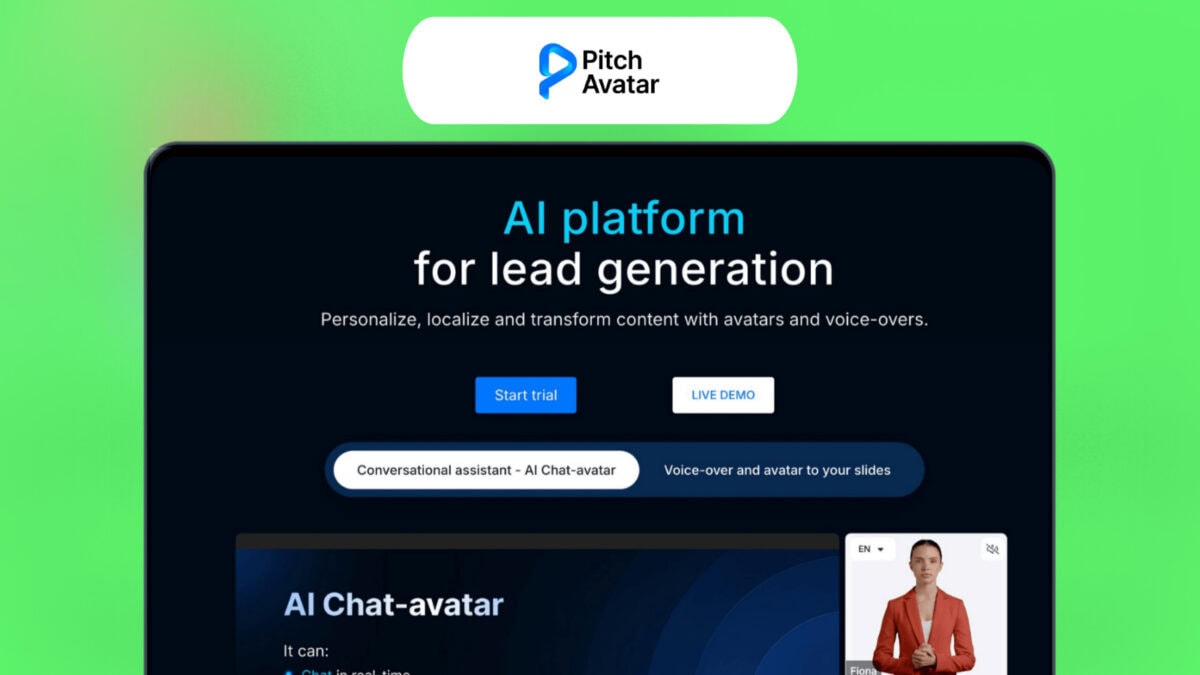 Pitch avatar lifetime deal featured image