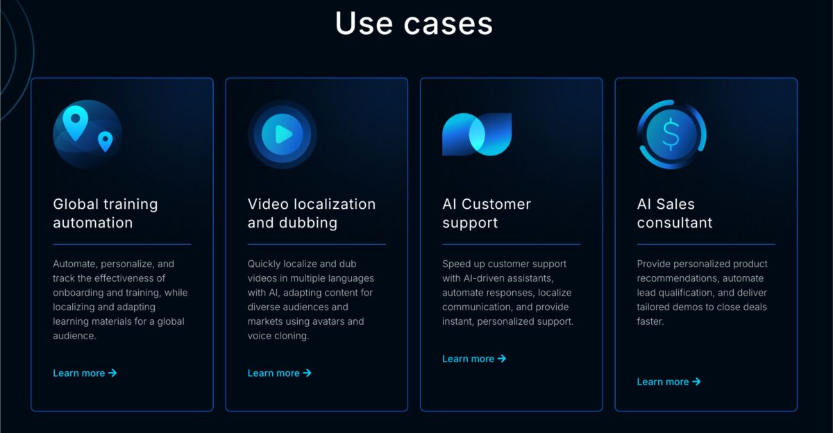 Pitch avatar use cases