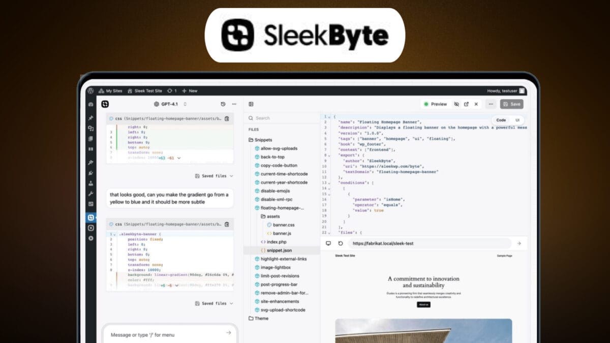 Sleekbyte lifetime deal image